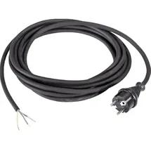 Müller Plastik Anschlussleitung H07RN-F 2x1 mm2 5m sw 1.Seite Konturenstecker