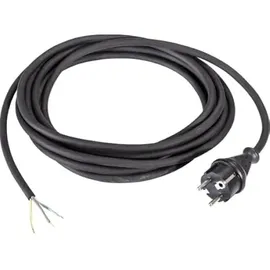 Müller Plastik Anschlussleitung H07RN-F 2x1 mm2 5m sw 1.Seite Konturenstecker