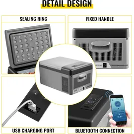 Vevor Kompressor Kühlbox 15 l