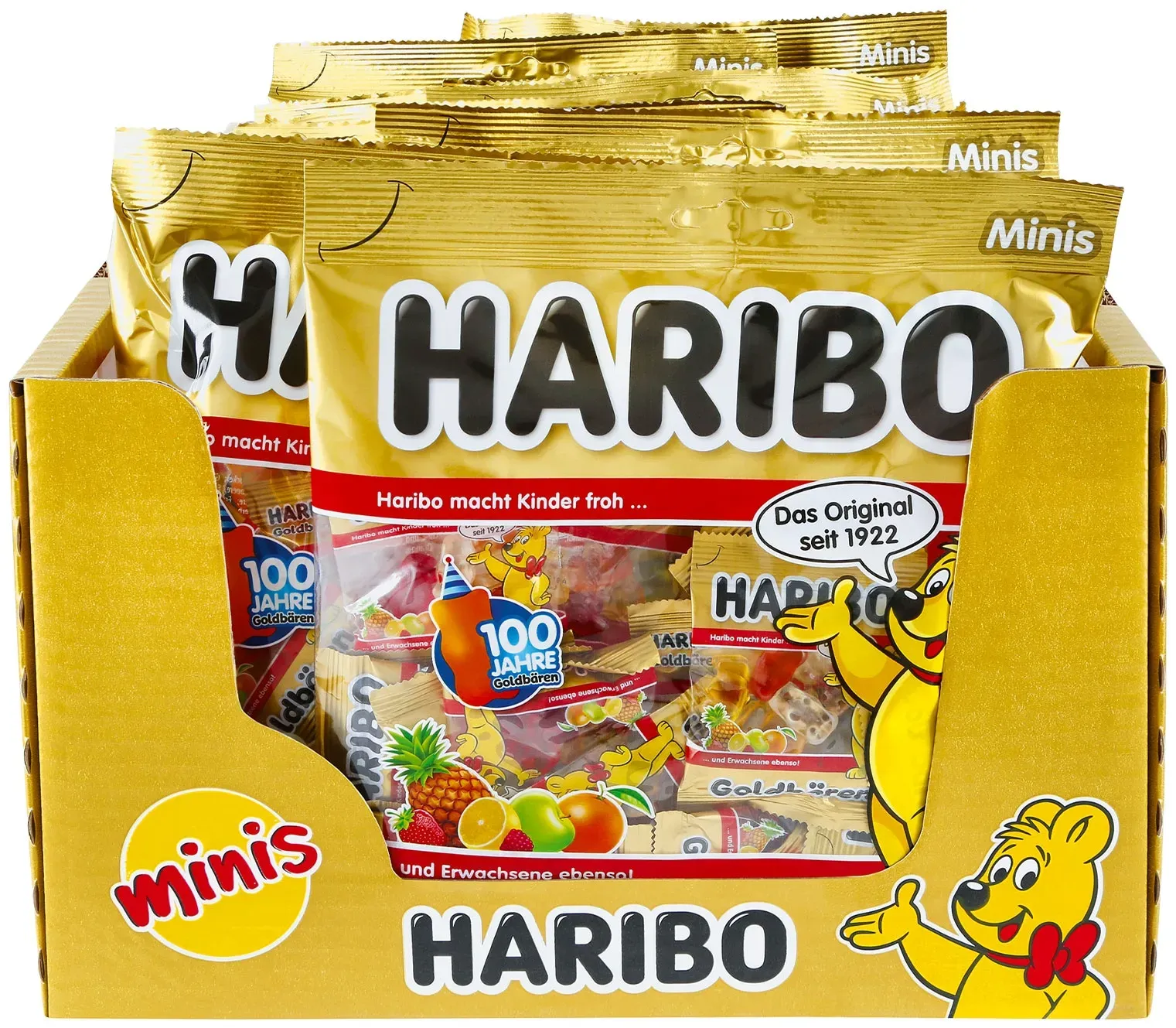 Haribo Goldbären Minis 250 g, 20er Pack