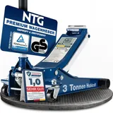 NTG Rangierwagenheber Stahl 75-505 mm blau