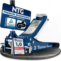 NTG Rangierwagenheber Stahl 75-505 mm blau
