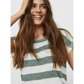 Vero Moda VMWIDE STRIPE SL TOP GA JRS NOOS Grün XS