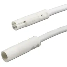 ISOLED Mini-Plug RGB Verlängerung Male-Female, 4-polig, IP54, weiß, max. 48V, 100cm ISO-113547