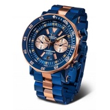 Vostok Europe Lunokhod 2 Grand Chrono 620E631-B Edelstahlband 49 mm