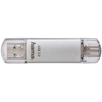 Hama FlashPen C-Laeta 64 GB silber USB-C 3.1