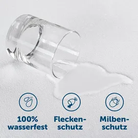 Blumtal Matratzenschoner wasserdicht 140 x 200 cm weiß