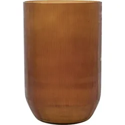 Amka Vase bernsteinfarben