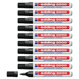 edding 3000 Permanentmarker schwarz 1,5 - 3,0 mm