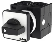 Eaton 019371 Spannungsmesserumschalter, T3, 32 A, Einbau, 3 Baueinheit(en), Kontakte: 6, 45 °, rastend, mit 0-Stellung, Phase/Phase-0-Phase/N,