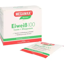 MEGAMAX Eiweiß 100 Vanille Pulver 7 x 30 g