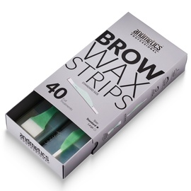 Andmetics Brow Wax Strips Standard 40 Stk.)
