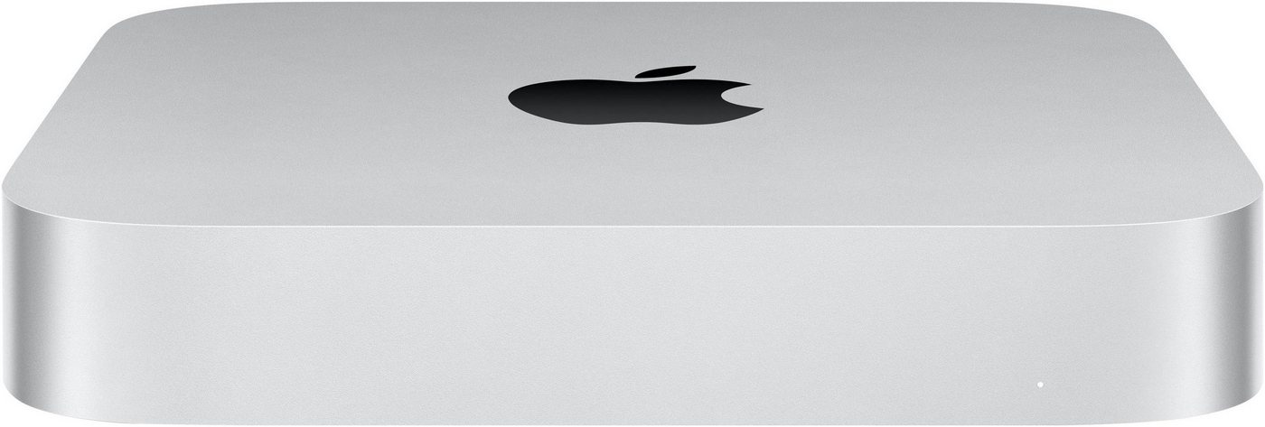 Apple Mac mini Mac Mini (Apple Apple M2 M2, 10‐Core GPU, 24 GB RAM, 256 GB SSD, Luftkühlung) silberfarben
