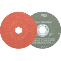 Pferd TOOLS COMBICLICK Korund Fiberscheibe Ø 115 mm A-COOL80