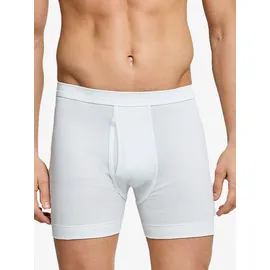 SCHIESSER Essentials Doppelripp Boxershorts weiß L 5er Pack