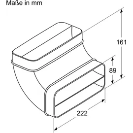 Neff V58NHQGA7 Muldenlüfter Set (bestehend aus: Z861SB2,V58NHQ4L0)