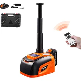 Vevor Wagenheber Stahlrohr Holz 5 t orange