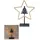 levandeo LED Stern 33 cm