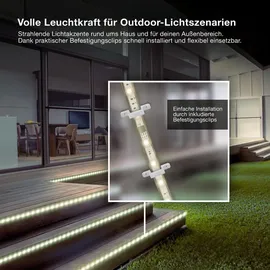 Osram Lichtschlauch LED 10M IP65, spritzwassergeschützt, inkl. Kabeltrommel, weiß