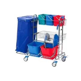 FloorStar Reinigungswagen RW 2 2-120 verchromt
