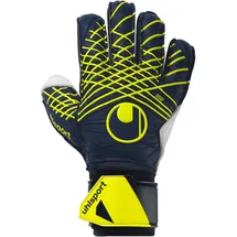 Uhlsport Prediction Soft Flex Frame Torwarthandschuhe mit Fingerschutz marine/weiß/fluo gelb 9