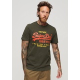 Superdry T-Shirt »CLASSIC VL HERITAGE T SHIRT«, Gr. S, Washed Black, , 54554603-S
