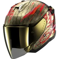 Shark Skwal i3 Jet Venum Jethelm - Gold/Rot/Schwarz /