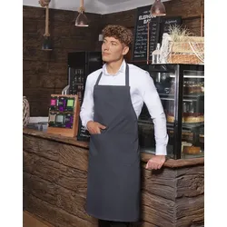 KARLOWSKY Latzschürze Denmark - anthracite - onesize