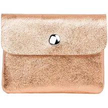 CASPAR Geldbörse klein roségold metallic