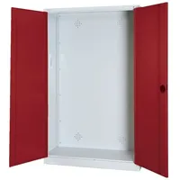 C+P Modul-Sportgeräteschrank mit Vollblech-Flügeltüren, HxBxT 195x120x50 cm, Ergo-Lock Muldengriff,