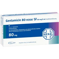 Gentamicin 80 Hexal SF Injektionslösung 10 St