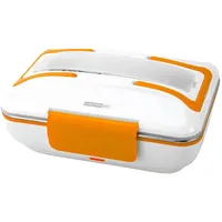 Elektrischer Speisewärmer aus Stahl, thermoisoliert, ausziehbar, Lunchbox, tragbar