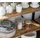 5 five simply smart Einmachglas Holzdeckel Hermet 600 ml 5 St.