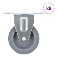 vidaXL 8 Stk. Bockrollen 75 mm