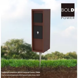 Bold Smart-Home-Steckdose IP44 Rost 3 St.