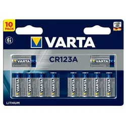 Varta Pack 10 Cr123A 3V Lithiumbatterien