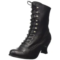 Stockerpoint Damen 4490 Kurzschaft Stiefel, schwarz Nappa