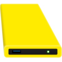 Digittrade HipDisk Externe Festplatte SSD 500GB 2,5 Zoll USB 3.0 mit austauschbarer Silikon-Schutzhülle gelb Festplattengehäuse stoßfest wasserdicht