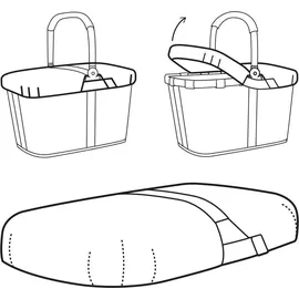 Reisenthel Carrybag Korbdeckel dunkelblau 48,5 x 29 x 7