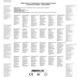 ich-zapfe Schanksäule Chrom 4-leitig, elegant, `Topp-Qualität!` (Paketpreis)