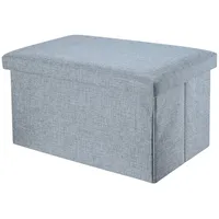 Intirilife Sitzbank Faltbar Grau 49 x 30 x 30 cm