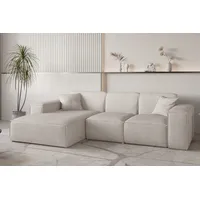 Fun Möbel Ecksofa Designersofa CELES PREMIUM in Stoff Scala