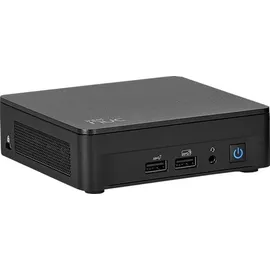 Intel NUC 13 Pro Kit, UCFF, Mini-PC Barebone, DDR4-SDRAM, PCI Express, SATA, Ethernet/LAN, Wi-Fi 6E (802.11ax) - Schwarz