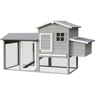 My Animal Hühnerstall MH-21 100 x 80 x 100 cm grau
