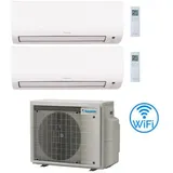 Daikin Comfora Klimaanlage mit , WLAN inklusive, Dual Split Inverter 9000 + 12000 BTU mit UE 2MXM50A9 Klasse A+++/A++ NEU 2024