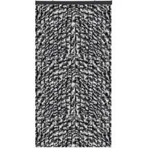 arsvita Flauschvorhang 80x220 cm Unistreifen anthrazit - schwarz