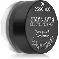Essence STAY & PLAY Eyeliner Farbton 01 Black 5 g