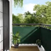 VidaXL Balkon-Sichtschutz Dunkelgrün 90x1000 cm 100 % Polyester-Oxford