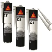 Sika Sikaflex-221 300 ml weiß 3er Set