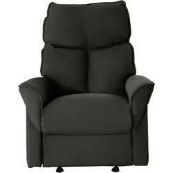 Relaxsessel LA-Z-BOY, grau (anthrazit grau eqe 139), B:82cm H:103cm T:92cm, Chenille EQE (100% Polyester), Sessel, inkl. Rücken- und Fußverstellung mit Trafo, Akku oder manuell